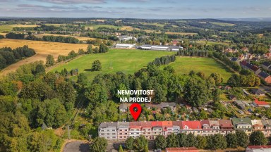 Řadový dům se 3 bytovými jednotkami, garáží a pozemkem 431 m² – Aš, Kvapilova